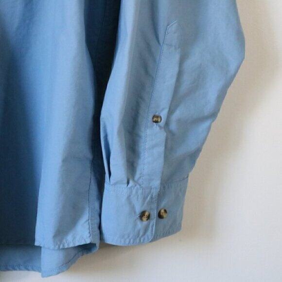 Men's XXL L.L. Bean Buzz Off Outdoor Long Sleeve Shirt Blue - Picture 2 of 9